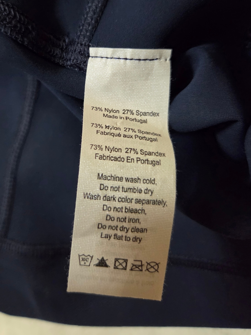 ALO Yoga Womens S Warrior Leggings Athleisure Ripped Blue Activewear Athletic - Picture 6 of 6